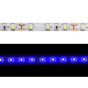 Tira de LEDs externa 3528 60 L/M azul 24V x metro
