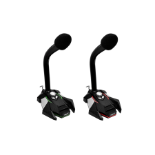 Microfono USB gaming con salida auricular, leds, bass, volumen