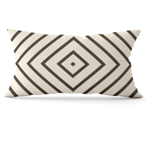 Almohadon Square Negro 60x30
