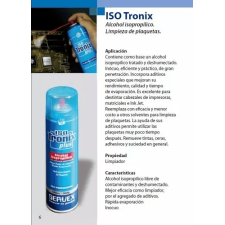 Alcohol Isopropilico Iso Tronix Plus Servex 440cc Aerosol