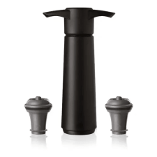 Set Vino Vacuvin Bomba Vacio Sacacorcho Enfriador En Estuche