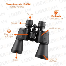 Binoculares 20x50 Con Funda Estuche Y Correa Para Colgar