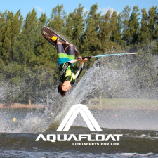 Chaleco Aquafloat SKI 4T Naranja Fluo-Negro