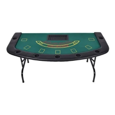 Giantex 7 Players Pocker Blackjack Table Texas Casino