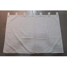 Cortina Rustica Corta Living Dormitorio Cocina Tela Tramada