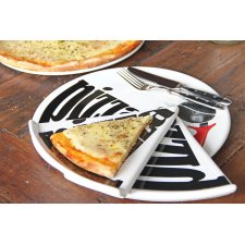 Plato Pizza Negro