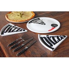 Plato Pizza Negro