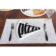 Plato Pizza Negro