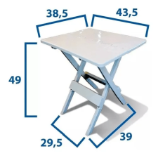 Mesa Mesita Plegable Plástico Portátil Jardin Camping Hogar