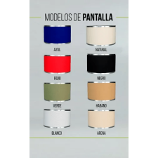 Pack 2 Veladores Paris Con Fleje Diseño Moderno