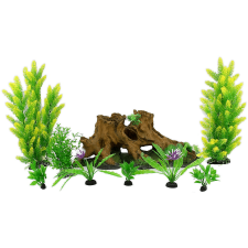 MonsterShop - Acuario 300 litros con Mueble Negro y Grava Azul 143cm x 120cm x 39cm