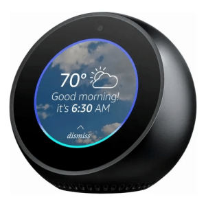 Amazon Echo Spot con asistente virtual Alexa, pantalla integrada de 2.5" black 110V/240V