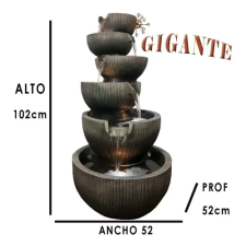 Fuente De Agua Abundancia Relajación Meditación Zen A1