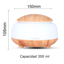 Humidificador Difusor Aromatizador Ultrasonico 300ml X 6 Un
