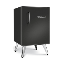Heladera Whirlpool Retro Bajo Mesada Negra 76 Litros