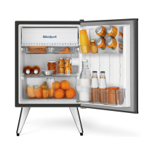 Heladera Whirlpool Retro Bajo Mesada Negra 76 Litros