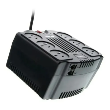 Estabilizador de tensión Forza FVR 1200VA Series FVR-1202A 1200VA entrada y salida de 220V CA negro