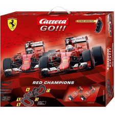 Pista De Autos De Carreras Vuelta De Campeones Rojos Go