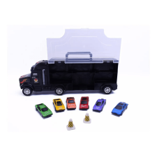 Camion Valija Porta Autos + 6 Autos Y 2 Cono Duende Azul Ful