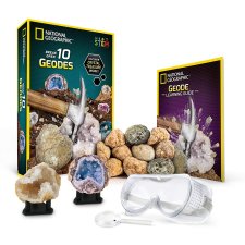 National Geographic Kit Science to Open 10 Geodes And Explore Crystals