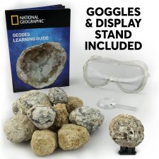 National Geographic Kit De Ciencia Para Abrir 10 Geodas Y Explorar Cristales