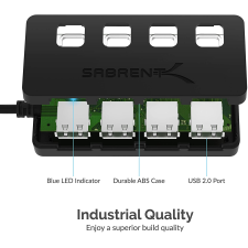 Sabrent HUB 4 Puertos USB 2.0