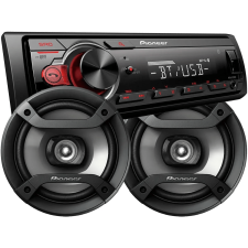 Combo Pioneer Mvh S 215 Bluetooth Usb + Speakers 6.5