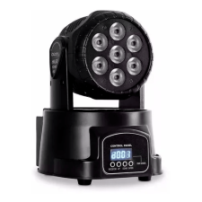 Cabezal Movil 7 Led X 10w Rgbw Robotico Dmx Boliche