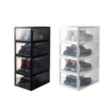 Organizador De Zapatos Acrílico Premium Pack 10 Transparente